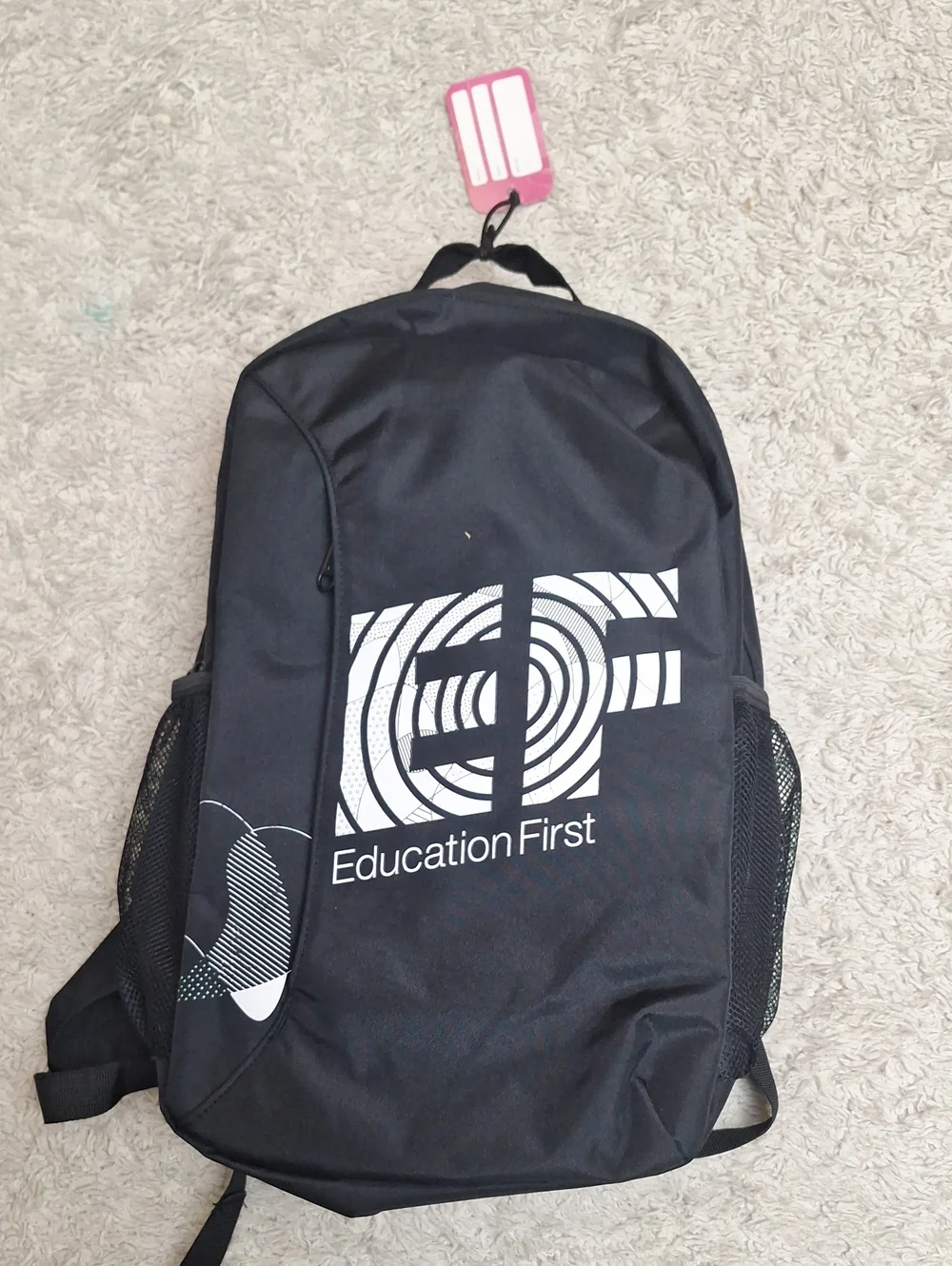Education First Black Backpack- Men